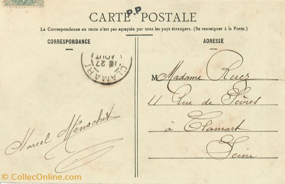 cartes postales europe france la rue porte chartraine