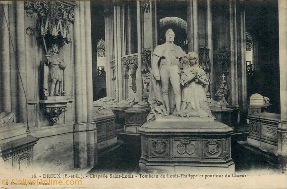 cartes postales europe france le tombeau de louis philippe