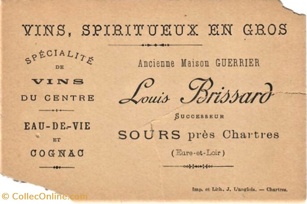 Carte de visite Louis Brissard documents anciens cartes carte de visite louis brissard