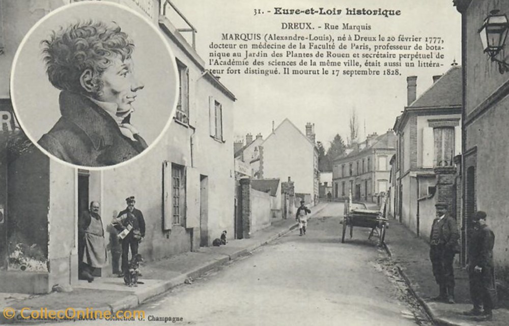 cartes postales europe france la rue marquis