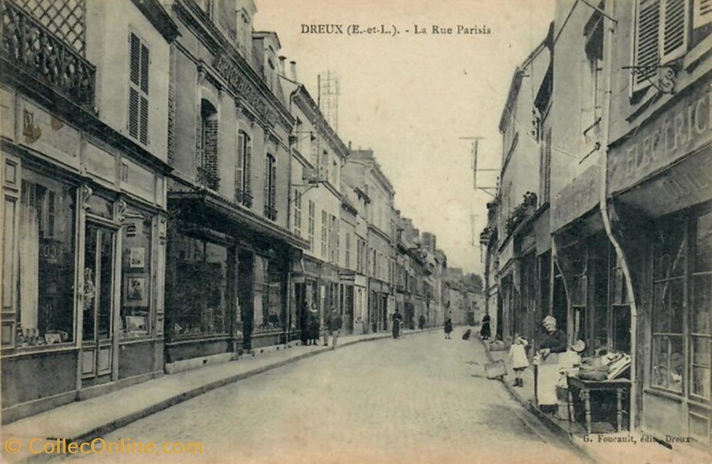 cartes postales europe france la rue parisis