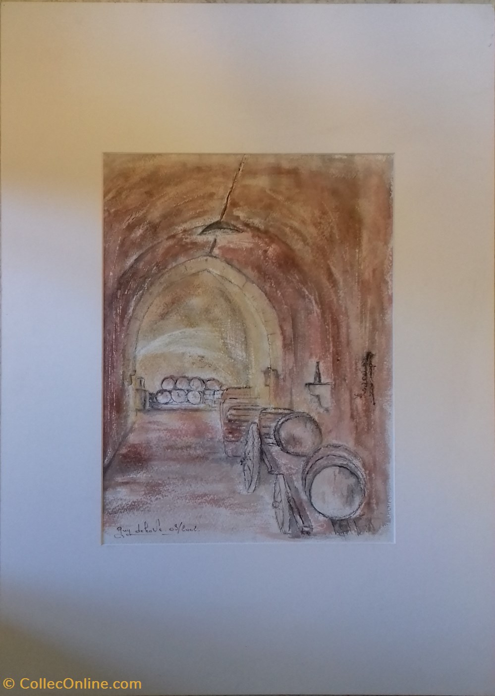 art antiquites peintures dessins techniques mixtes cave du prieure saint thibault