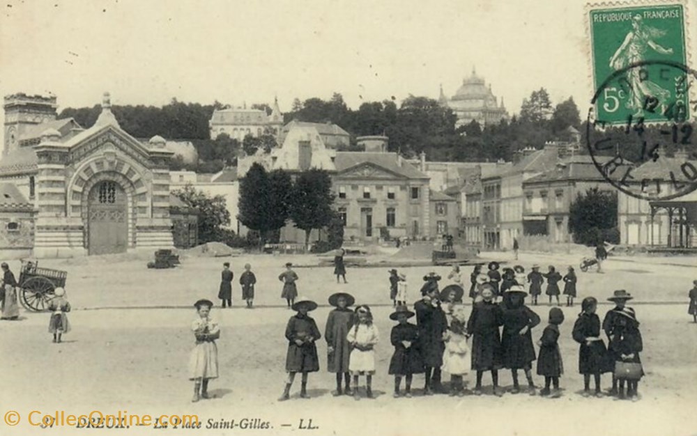 cartes postales europe france la place saint gilles