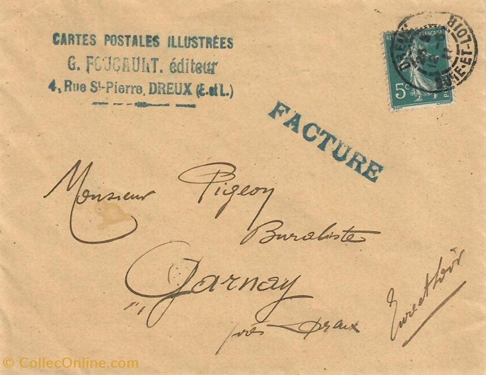 cartes postales europe france enveloppe g foucault