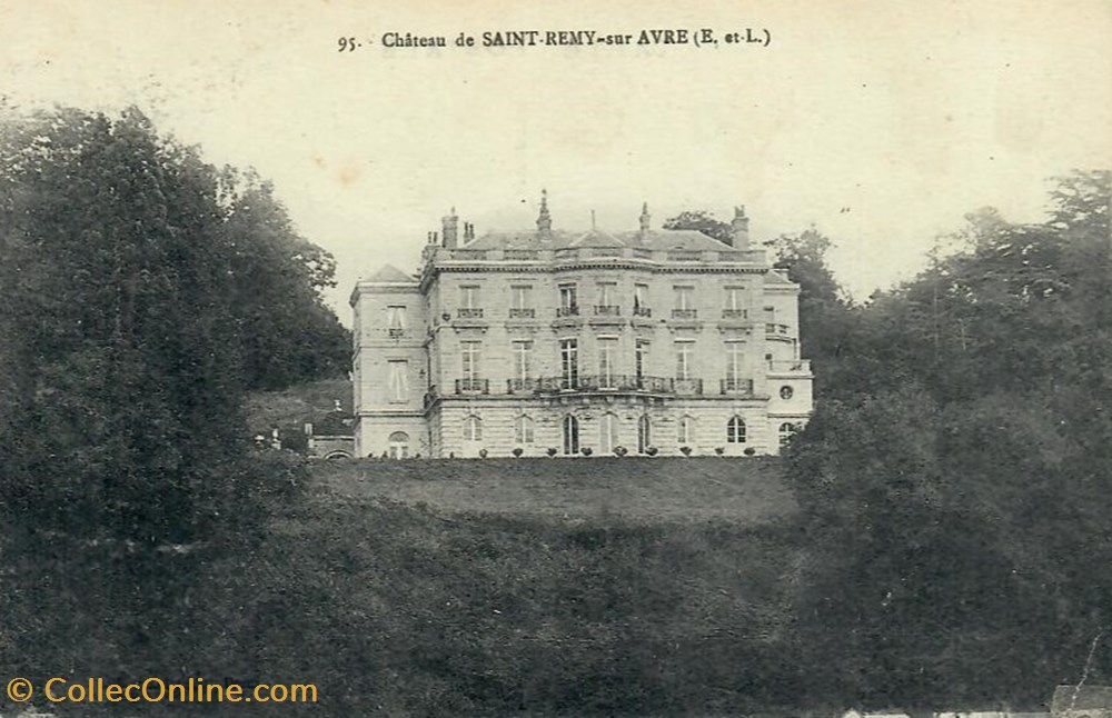 cartes postales europe france le chateau de saint remy sur avre