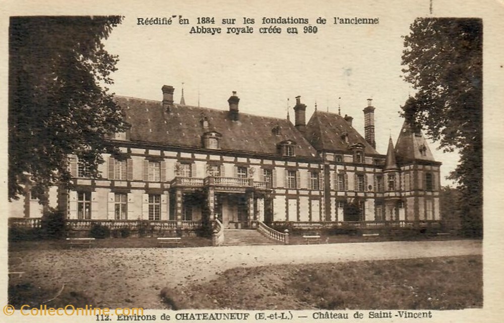 cartes postales europe france le chateau de saint vincent aux bois a saint maixme hauterive