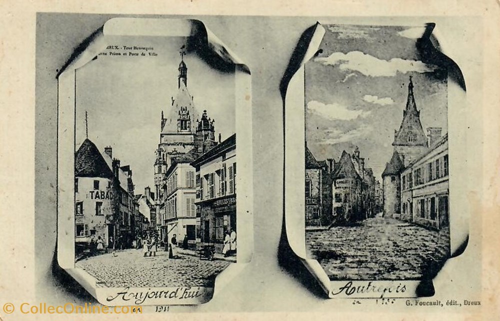 cartes postales europe france la rue porte chartraine