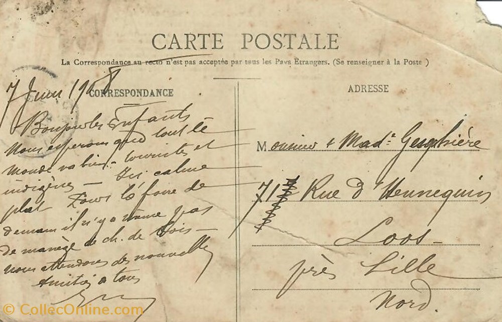 cartes postales europe france le boulevard louis terrier