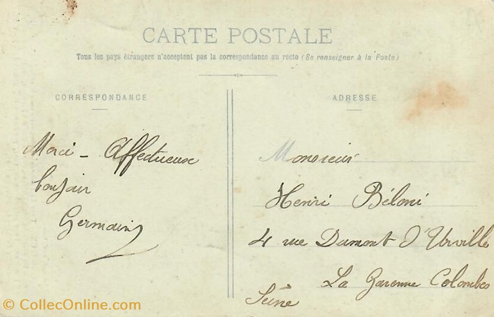 cartes postales europe france la tour du telegraphe
