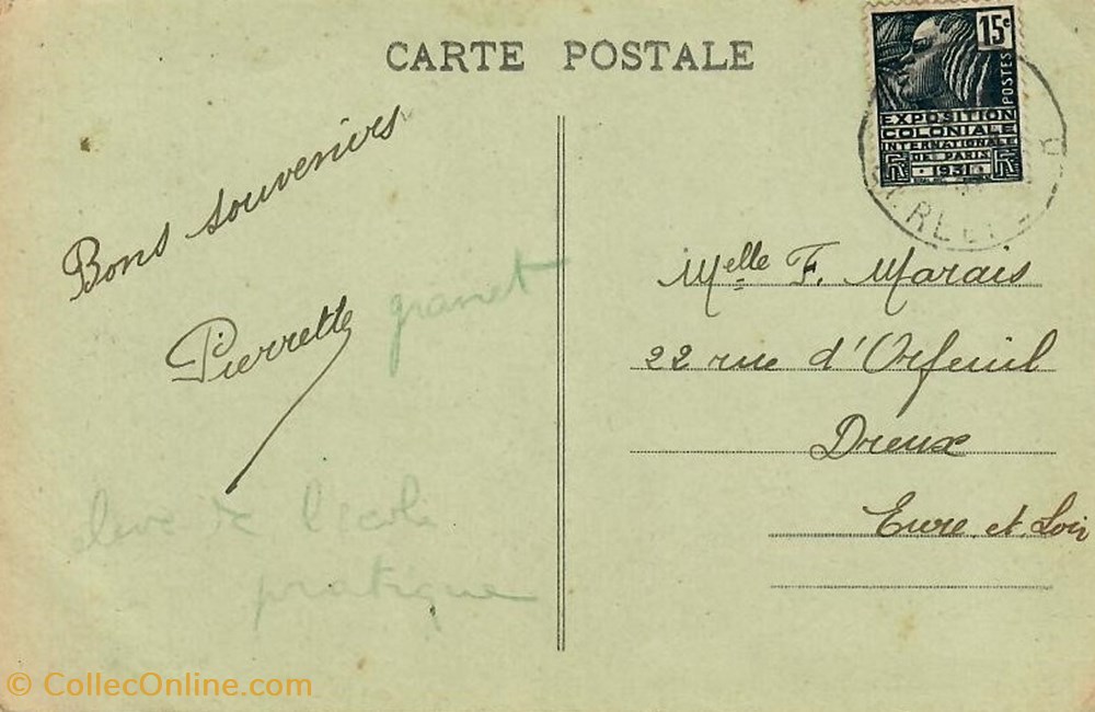 cartes postales europe france la rue porte chartraine