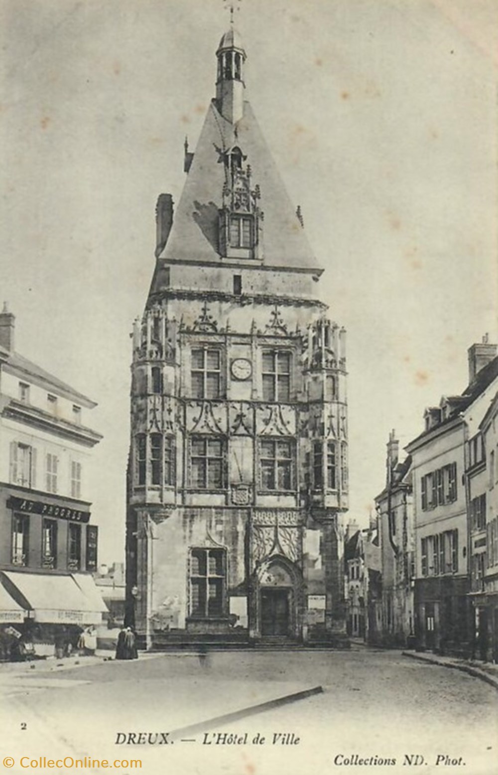 cartes postales europe france l hotel de ville