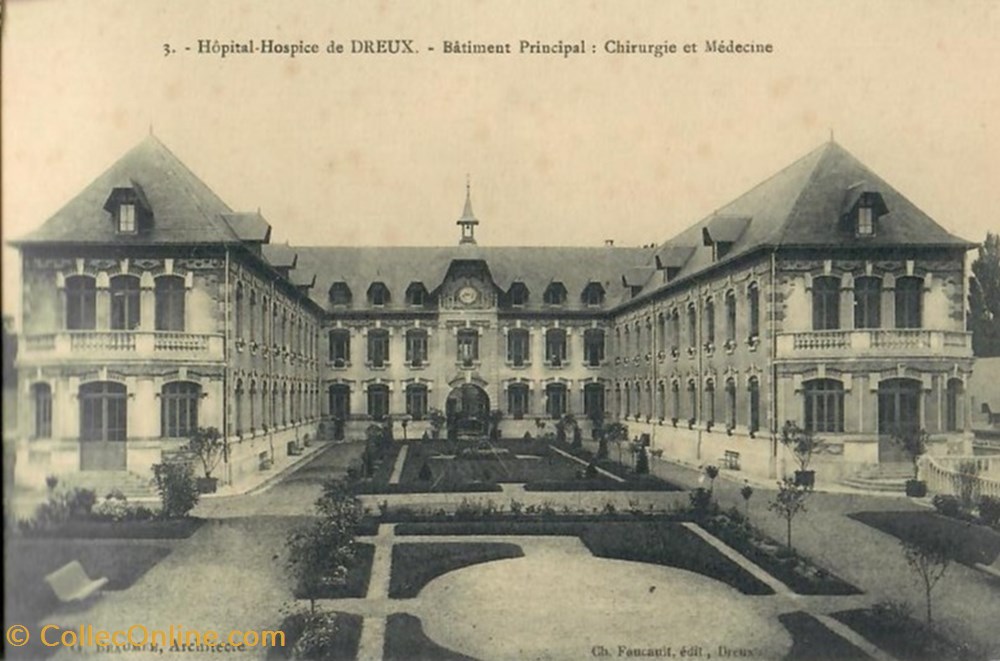 cartes postales europe france batiment principale de chirurgie et medecine