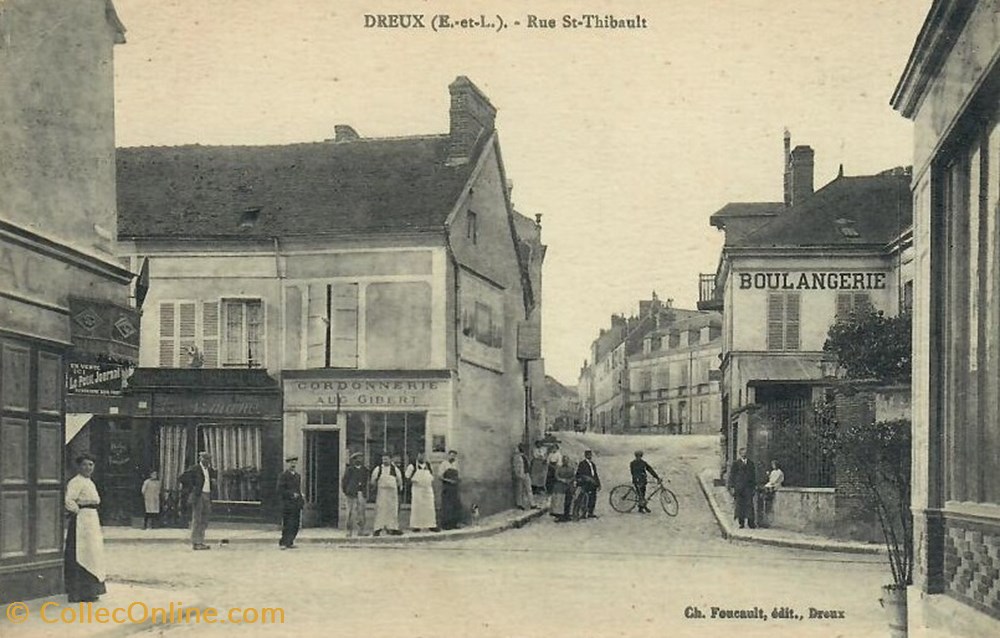 cartes postales europe france le carrefour saint thibault