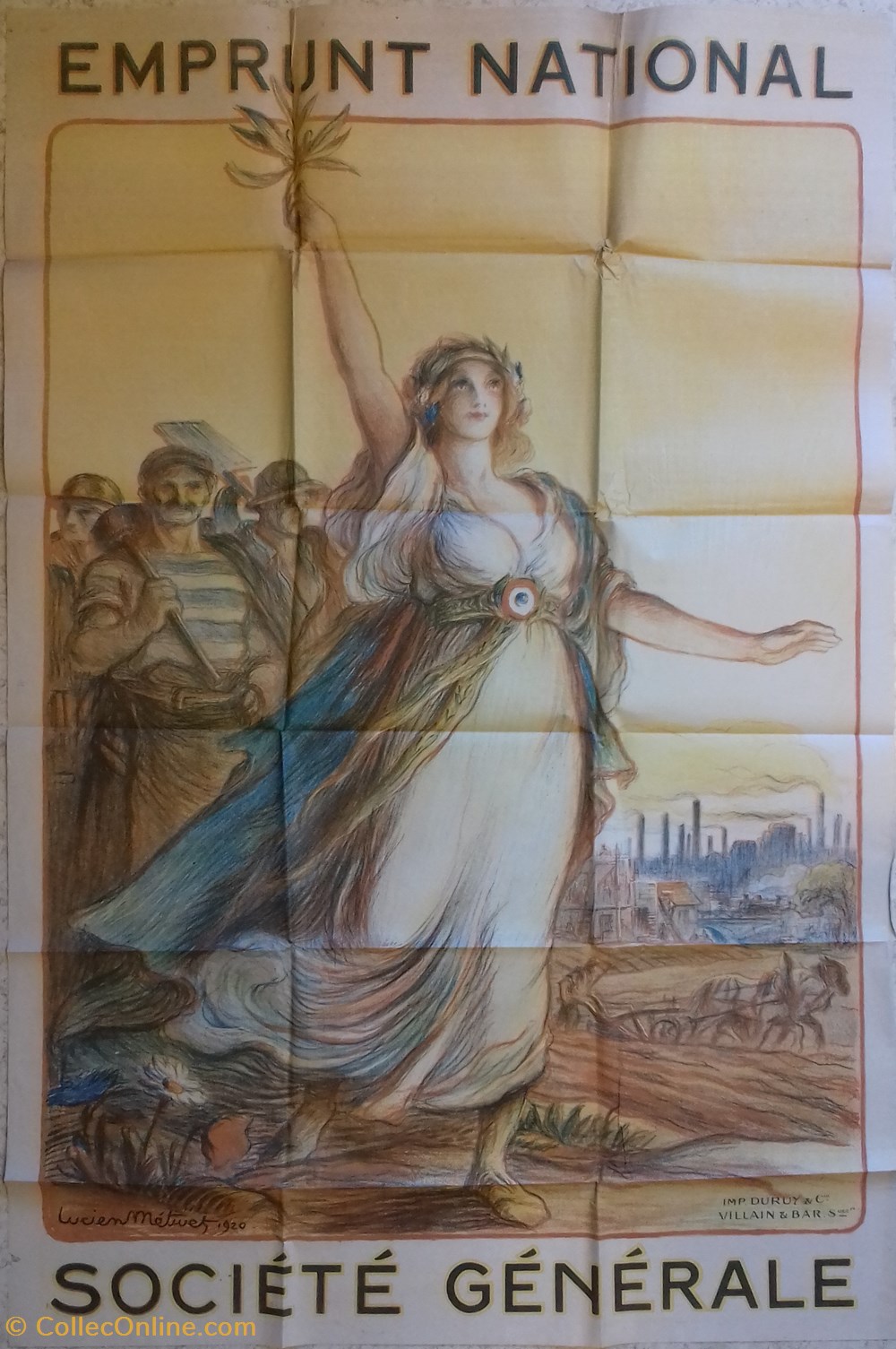 documents anciens affiches institutionnelle societe generale
