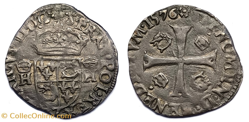 monnaies europe medievale france royales henri iii douzain du dauphine 1er type var