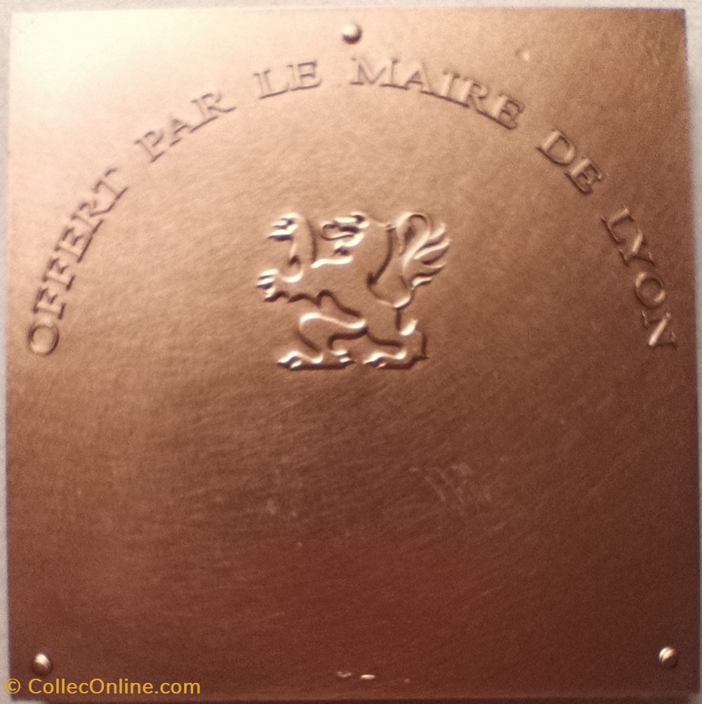 medailles france nd 2006 medaille officielle de la ville de lyon par nicolas salagnac