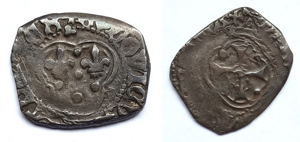 monnaies europe medievale a france royales louis xi denier tournois lyon 1ere emission 31 12 1461