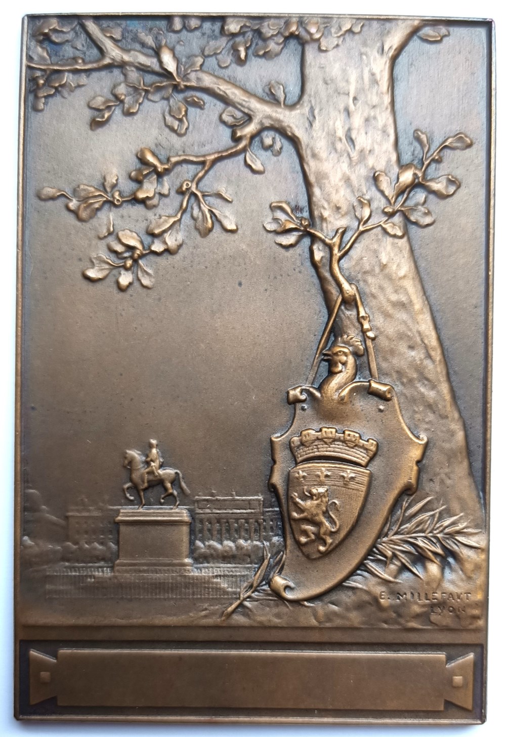 1904 VIIIème concours national IVe fête annuelle de tir, Plaquette medailles france 1904 viiieme concours national ive fete annuelle de tir plaquette