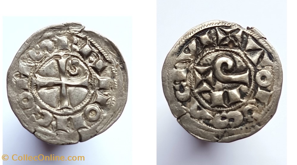 LANGUEDOC - TOULOUSE (Comté) - Raymond V, VI ou VII - obole monnaies europe medievale france feodales languedoc toulouse comte raymond v vi ou vii obole