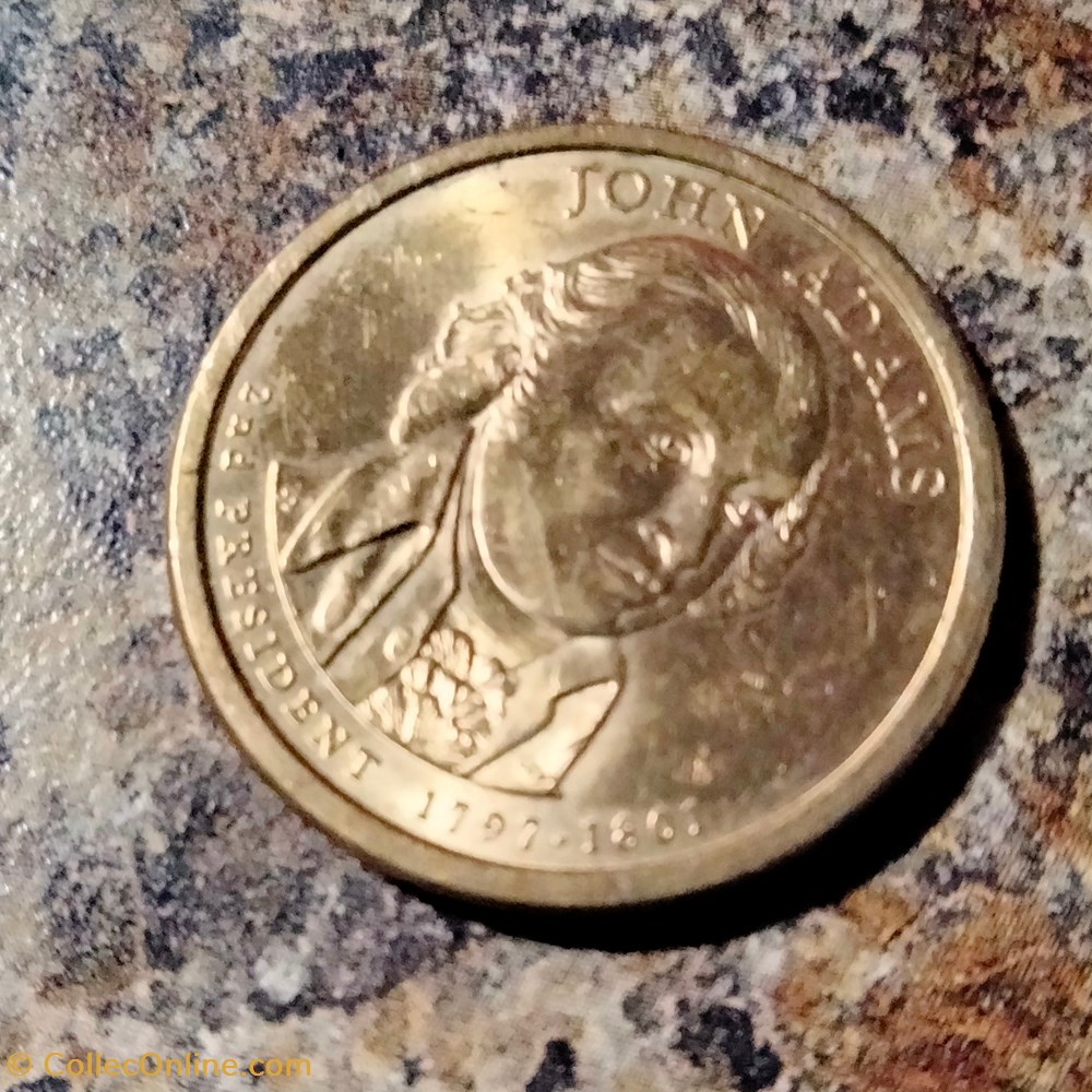 John Adams $1coin miscellaneous cabinet of curiosities john adams 1coin