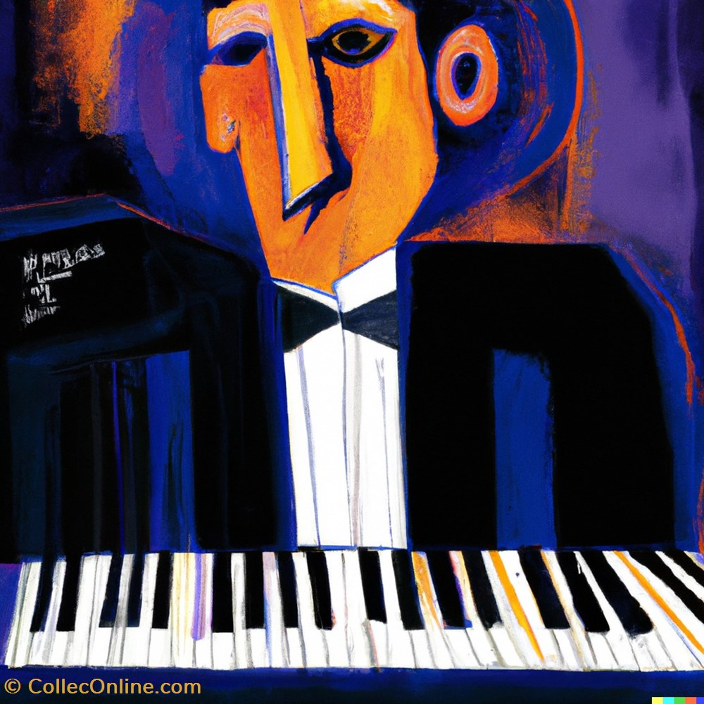 nft art hermanbread on piano