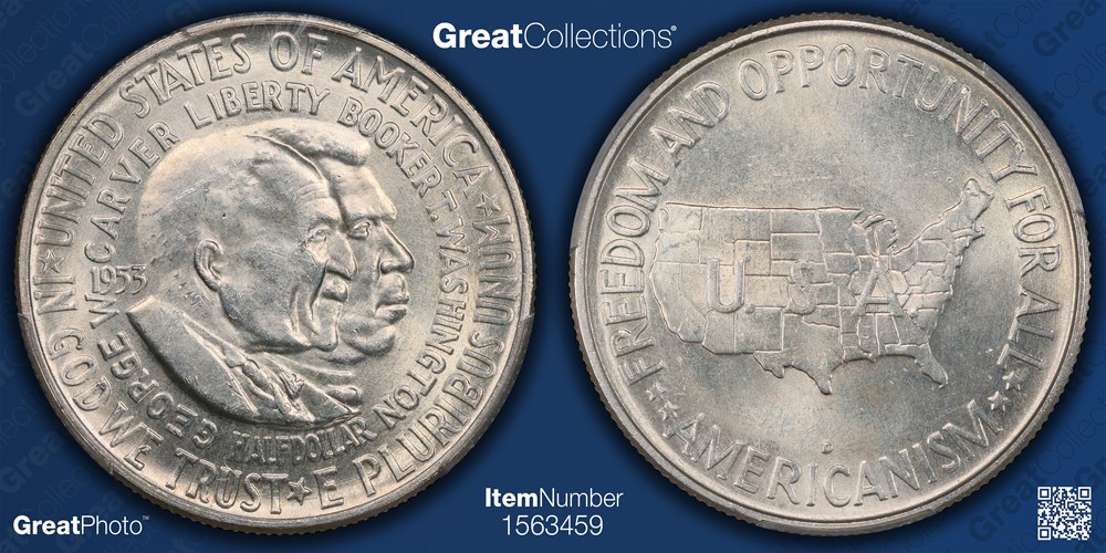 1953-D Washington Carver coins 1953 d washington carver