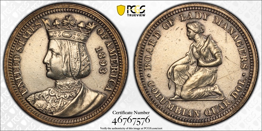 1893 Isabella coins 1893 isabella