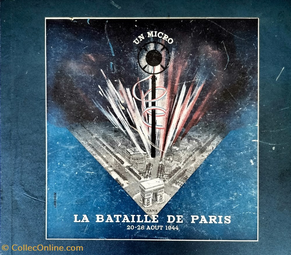 militaria documents liberation de paris