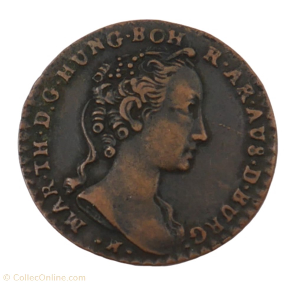monnaie liard marie therese 1745 bruxelles