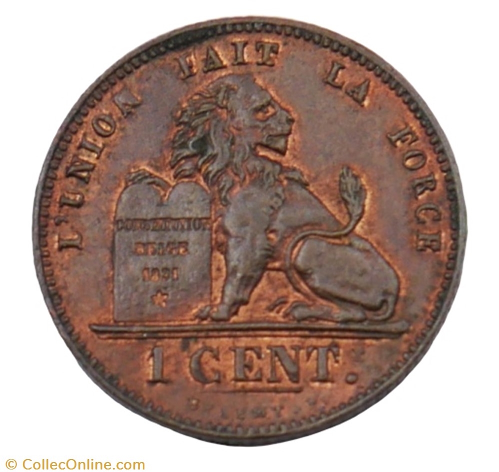 1 centime - Leopold II - 1907 FR monnaie monde belgique 1 centime leopold ii 1907 fr