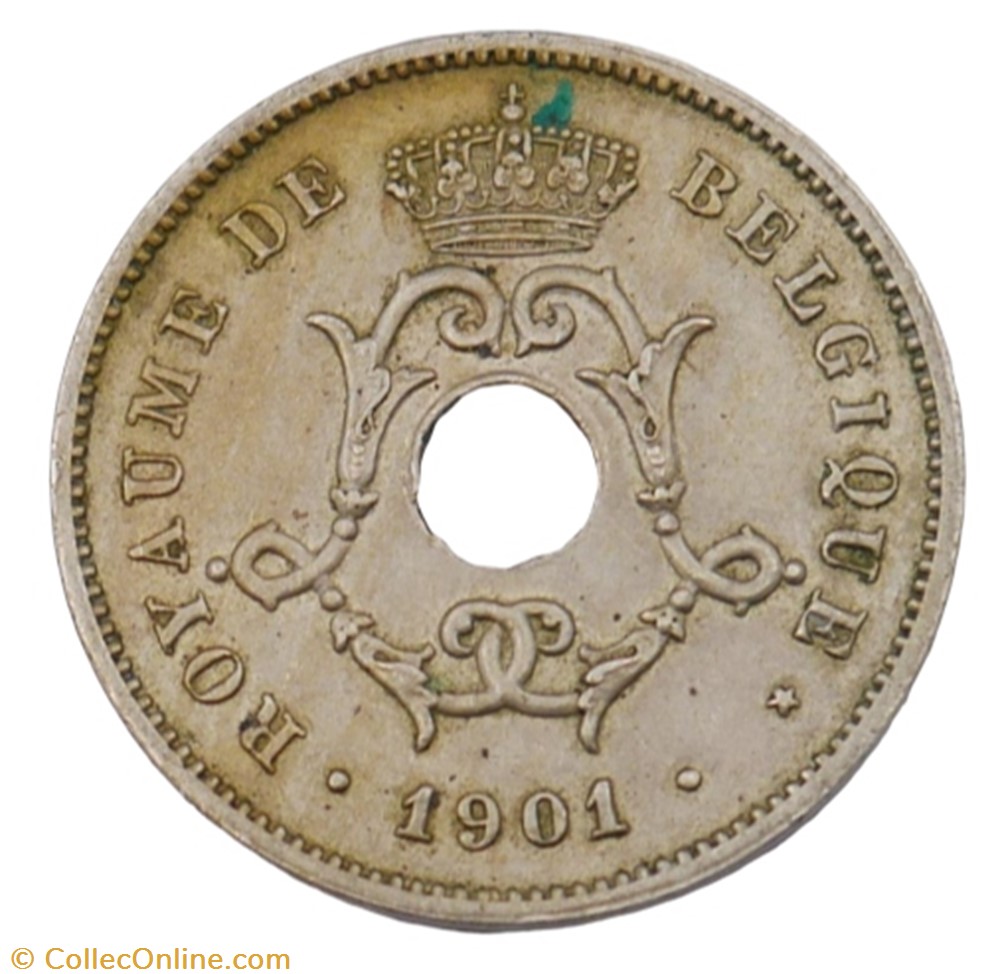 monnaie monde belgique 10 centimes leopold ii 1901 fr