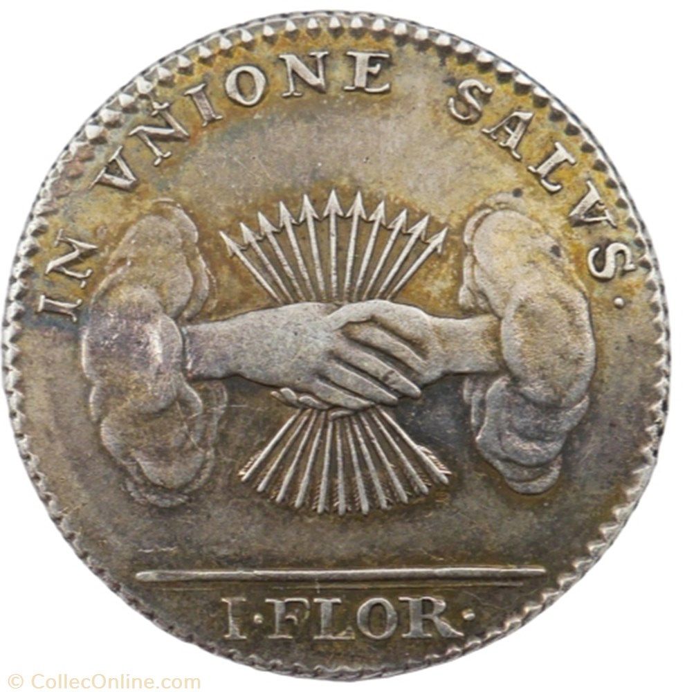 monnaie florin type i revolution brabanconne 1790