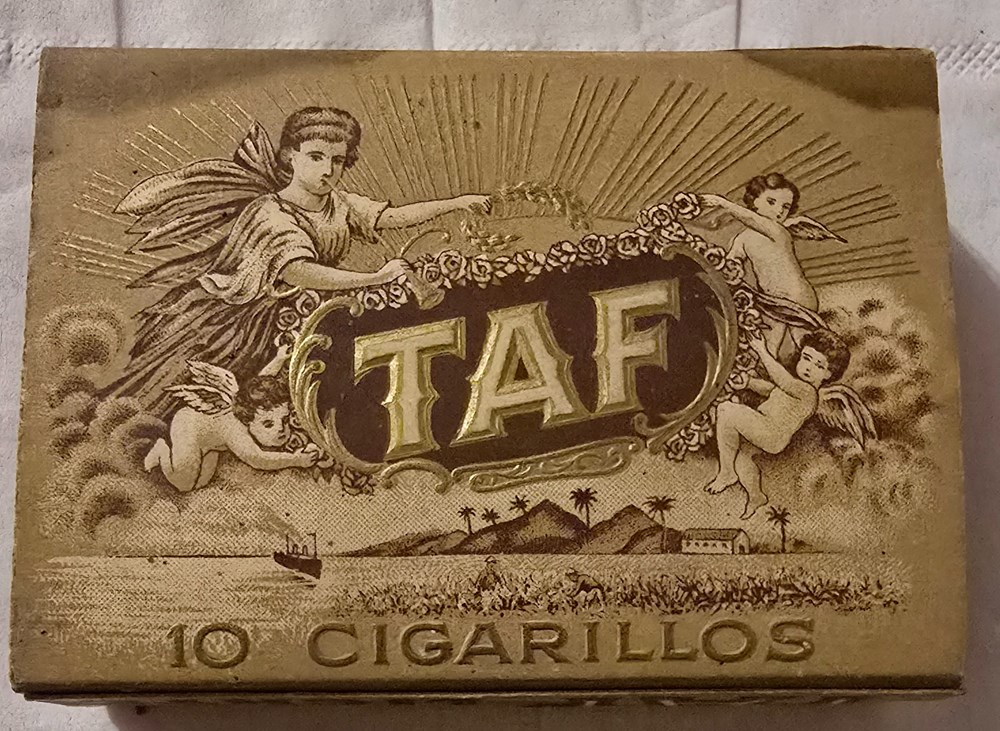 Paquet - 10 cigarillos TAF légers - 4.25Fr - Sie 212A art de la table argenterie bistrot alimentation tabac paquet 10 cigarillos taf legers 4 25fr sie 212a