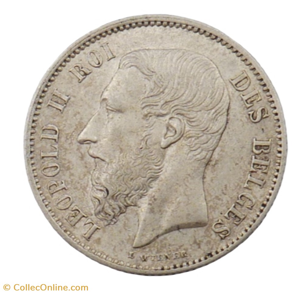 50 Centimes Leopold Ii 1866 Monnaies Monde Belgique