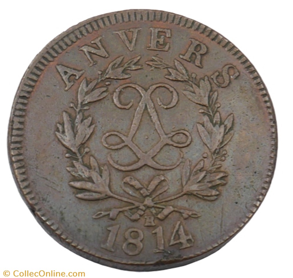 monnaie 10 centimes louis xviii 1814 r wolschot