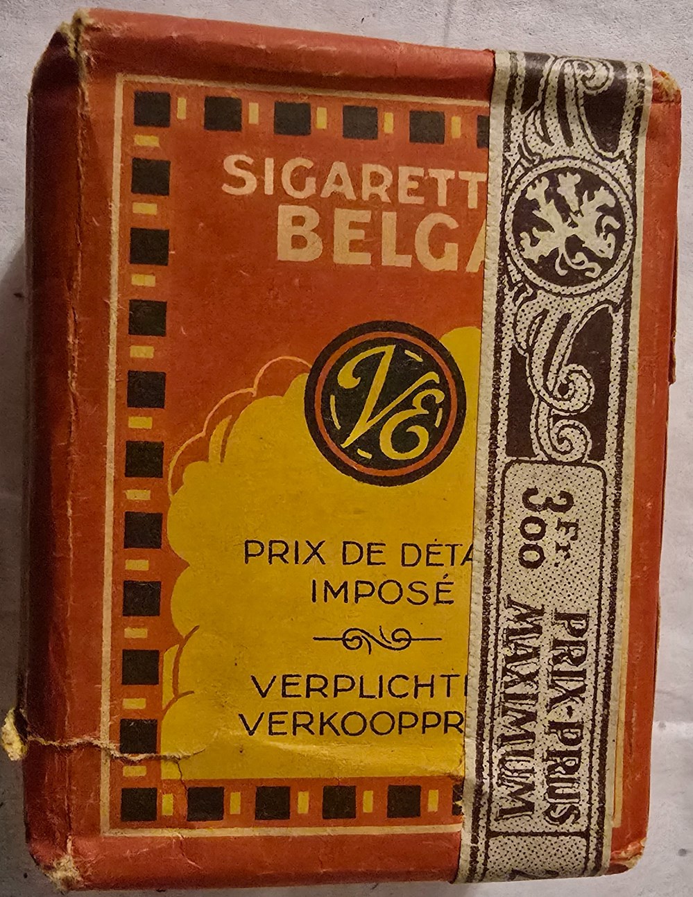 Paquet - 25 cigarettes légères Belga - 3.00 Fr - Sie 435A art de la table argenterie bistrot alimentation tabac paquet 25 cigarettes legeres belga 3 00 fr sie 435a