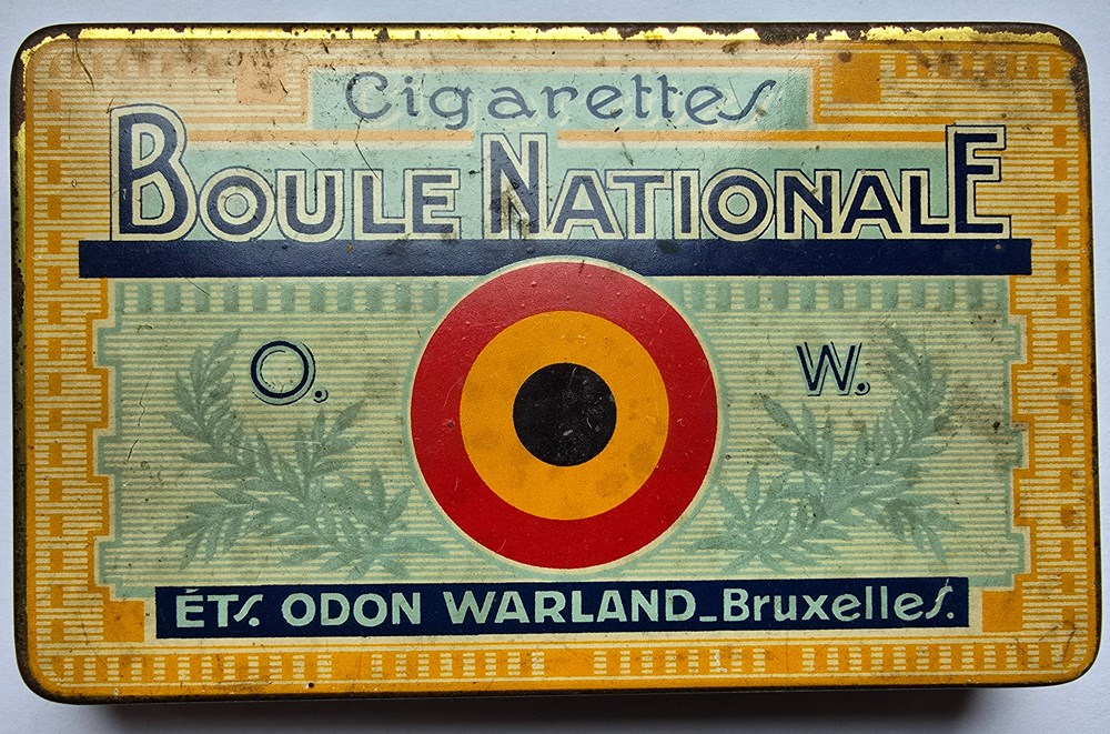 Boîte - Boule Nationale - Odon Warland art de table argenterie bistrot alimentation tabac boite boule nationale odon warland