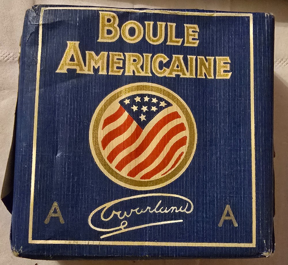 Paquet - 25 cigarettes Boule Américaine - surimpression 3.00 fr sur 2.50 - Sie 435A (Sie 415 barré) art de la table argenterie bistrot alimentation tabac paquet 25 cigarettes boule americaine surimpression 3 00 fr sur 2 50 sie 435a sie 415 barre
