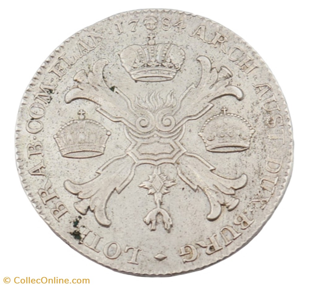Couronne - Joseph II - Type I - 1784 monnaie couronne joseph ii type i 1784