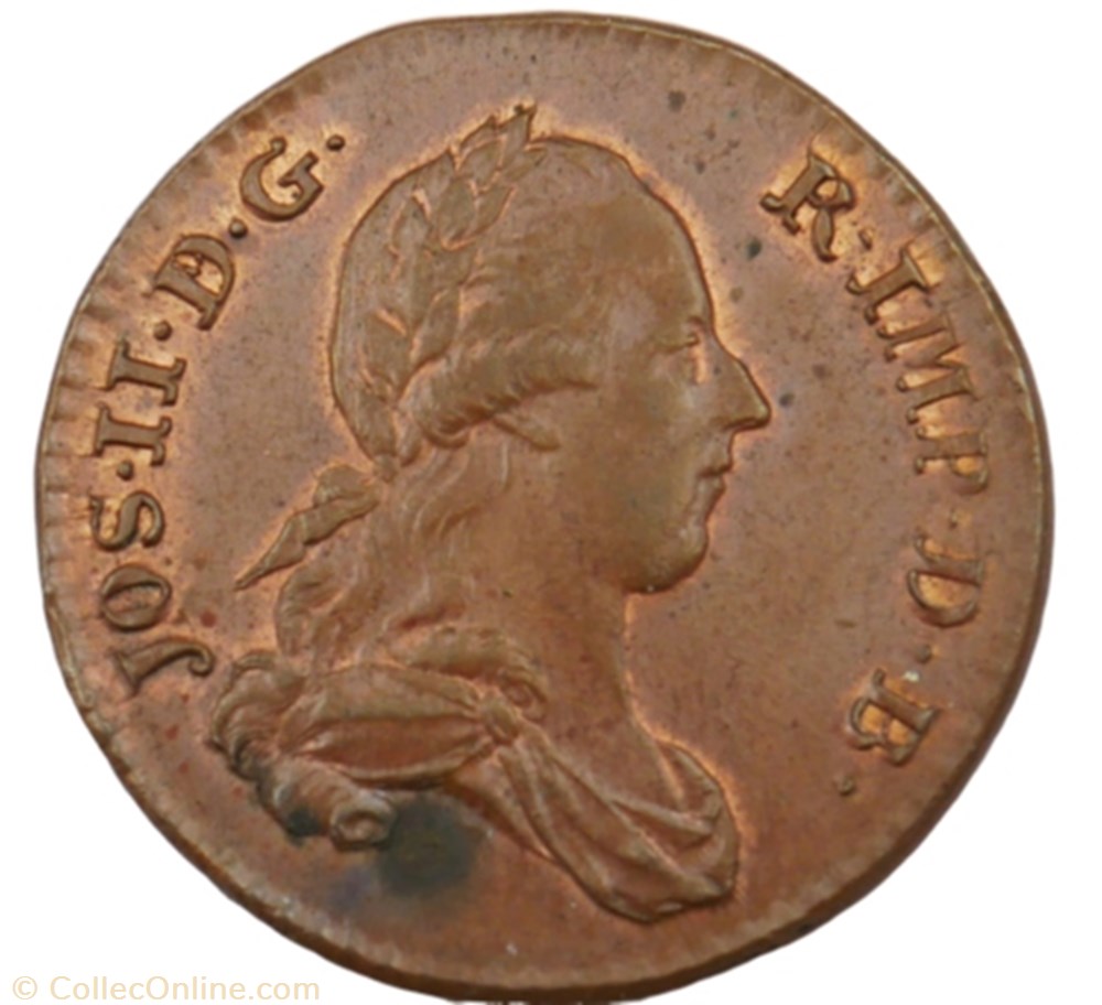 monnaie double liard joseph ii 1788 bruxelles