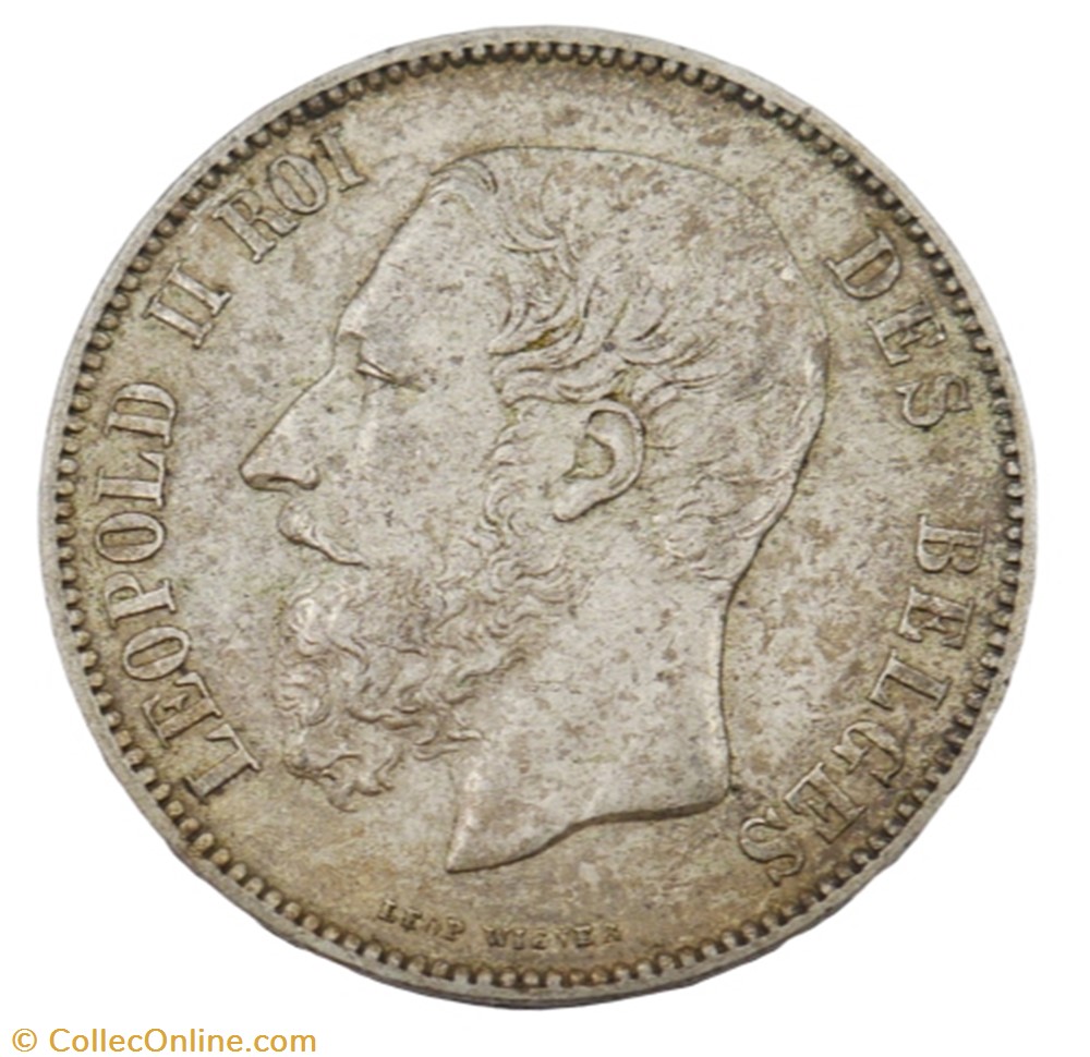5 francs - Leopold II - 1872 monnaie monde belgique 5 francs leopold ii 1872