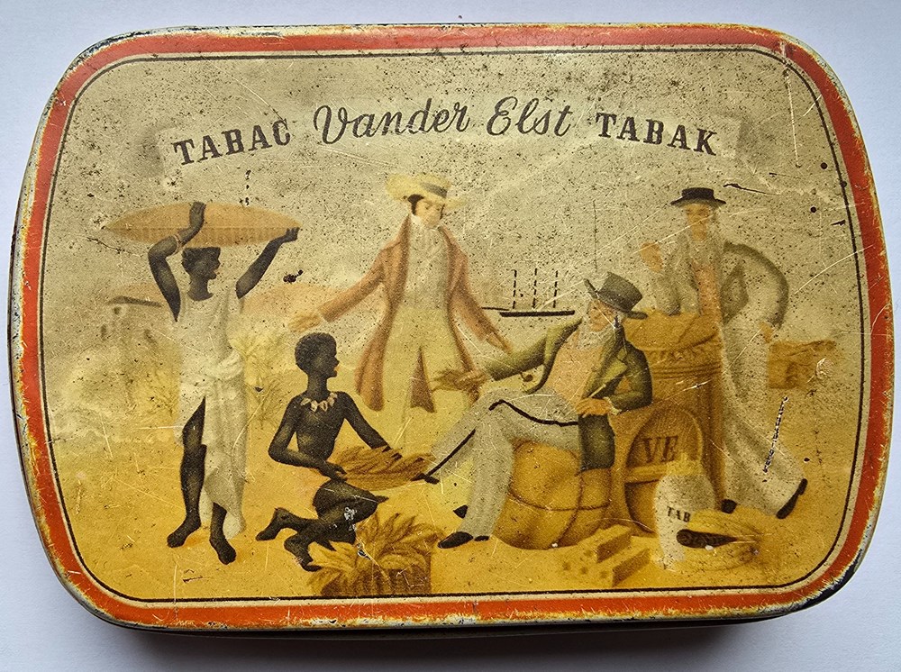 Boîte - Tabac Vander Elst art la table argenterie bistrot alimentation boite tabac vander elst