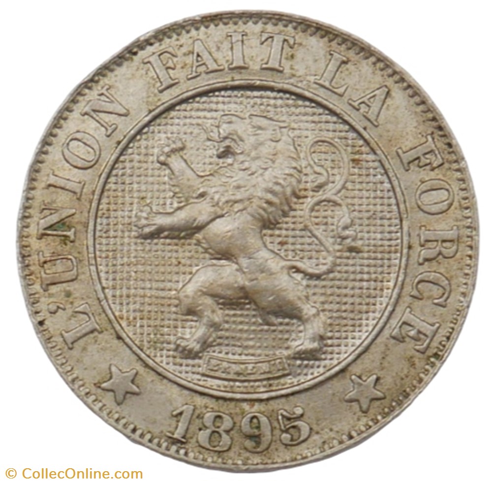 10 centimes - Leopold II - 1895 FR monnaie monde belgique 10 centimes leopold ii 1895 fr