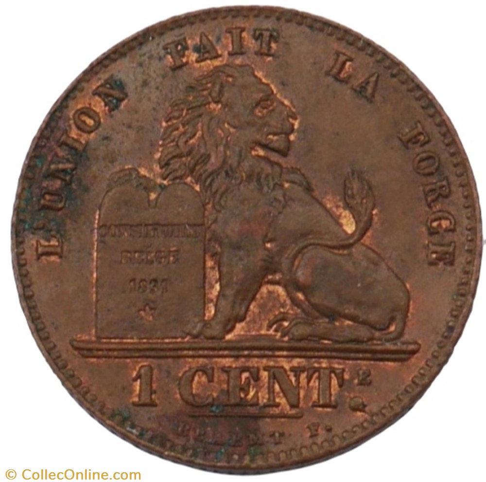 1 centime - Leopold II - 1901 FR monnaie monde belgique 1 centime leopold ii 1901 fr