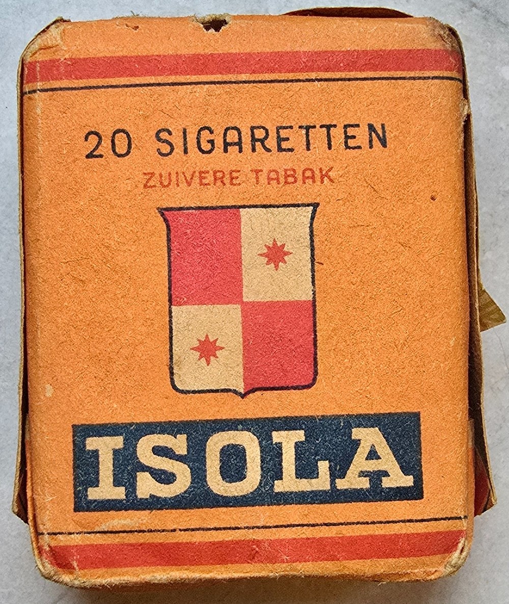 Paquet 20 cigarettes Isola - Louis Doize - Sie 464A 3,25fr art de table argenterie bistrot alimentation tabac paquet 20 cigarettes isola louis doize sie 464a 3 25fr