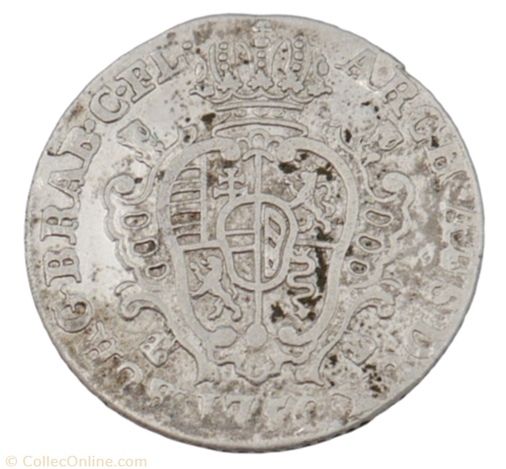 Escalin - Marie-Thérèse - 1750 - Anvers monnaie escalin marie therese 1750 anvers