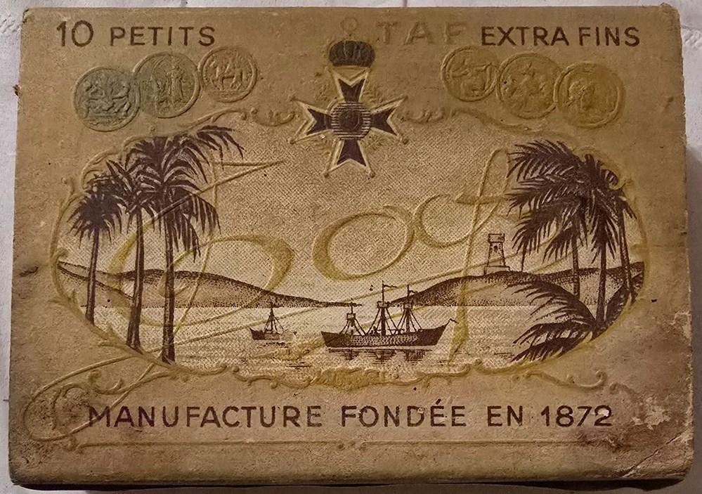 Paquet - 10 cigarillos TAF légers - 4.25Fr - Sie 212A art de la table argenterie bistrot alimentation tabac paquet 10 cigarillos taf legers 4 25fr sie 212a