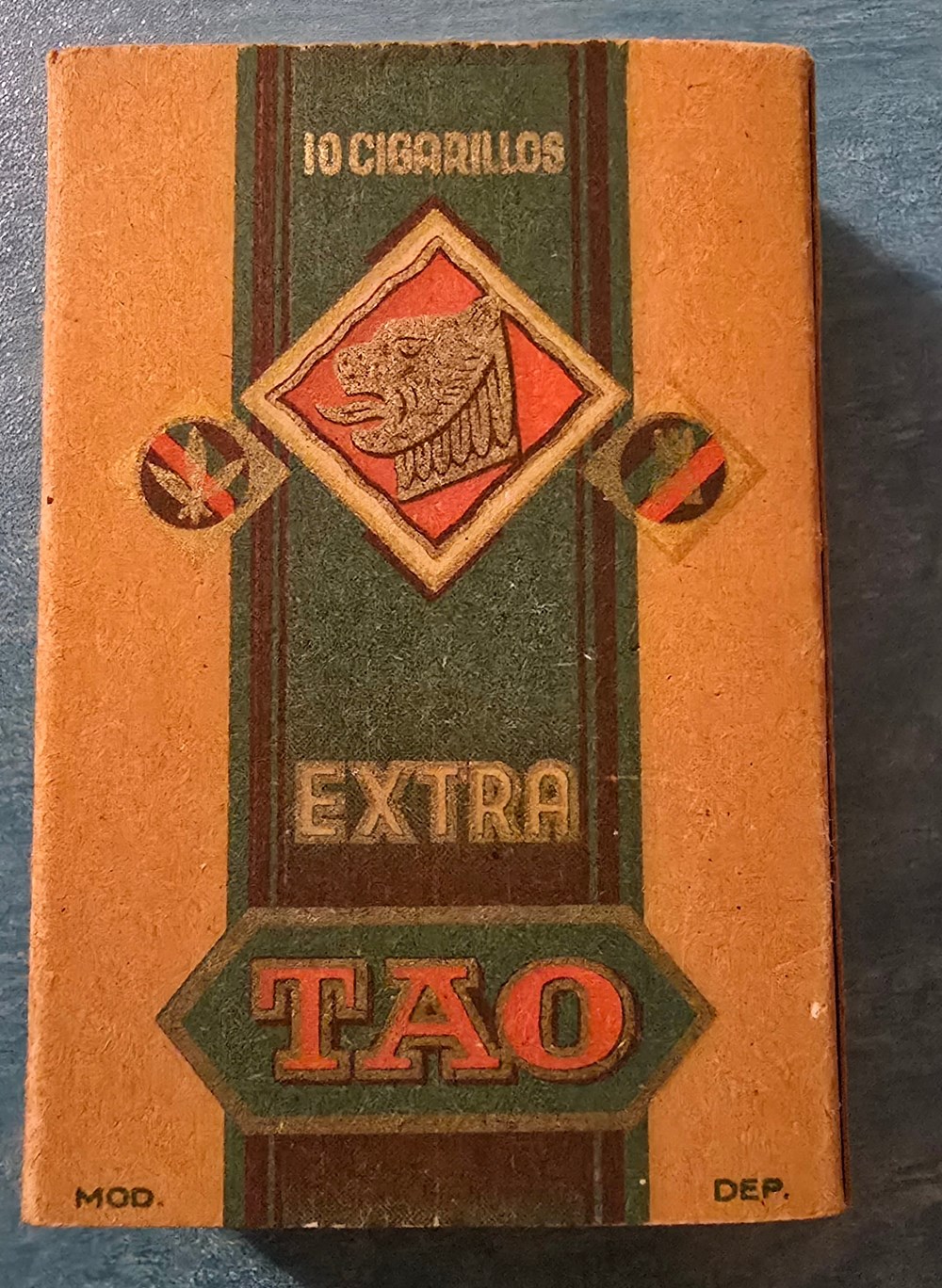 Paquet - 10 cigarillos TAO - 5.00 fr - Sie 232 art de la table argenterie bistrot alimentation tabac paquet 10 cigarillos tao 5 00 fr sie 232