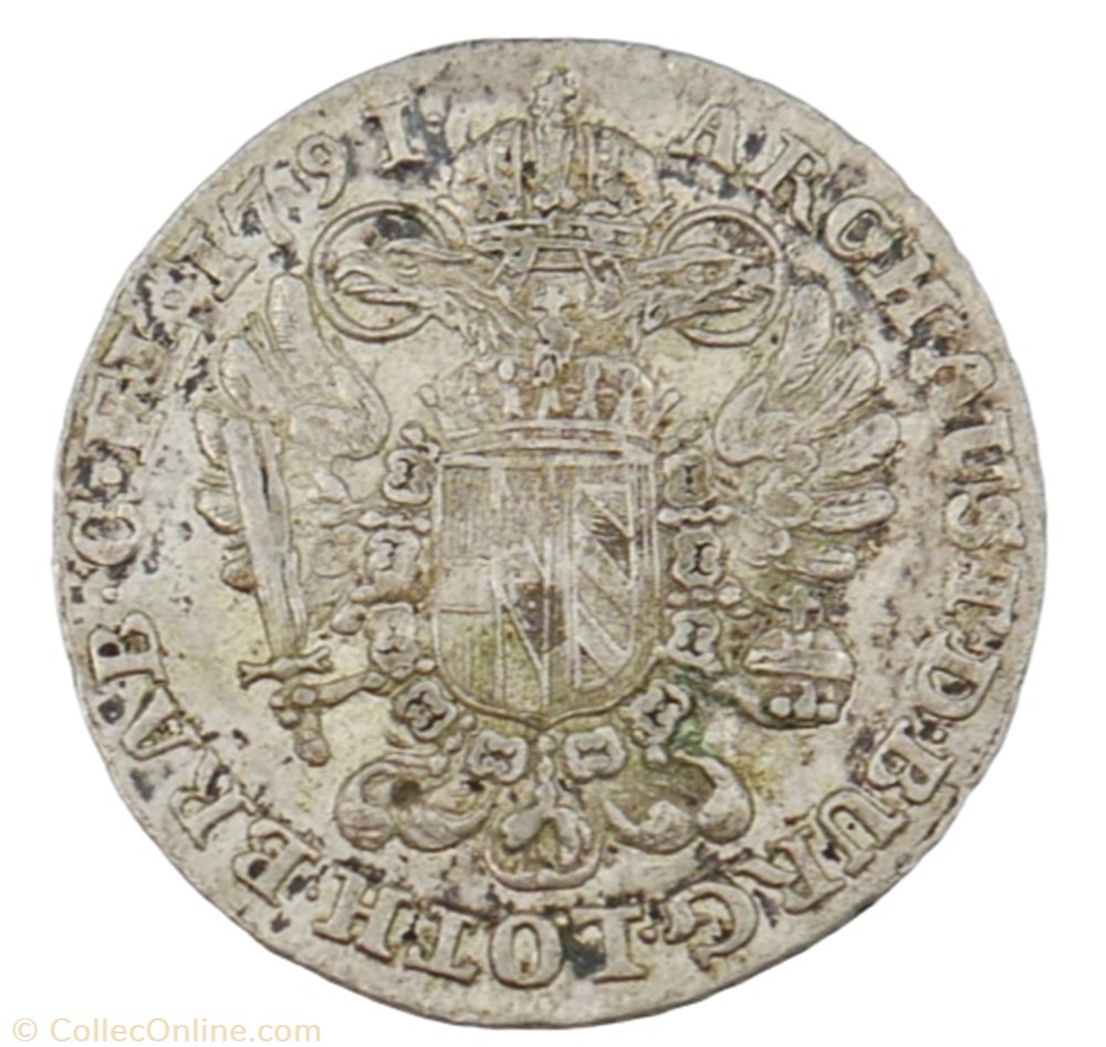 14 liards - Leopold II - 1791 monnaie 14 liards leopold ii 1791