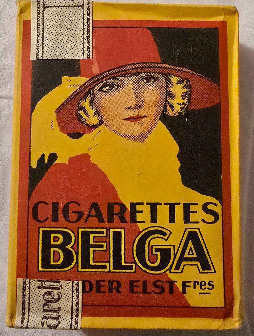 art la table argenterie bistrot alimentation tabac paquet 12 cigarettes demi forte belga 1 50 fr sie 433a